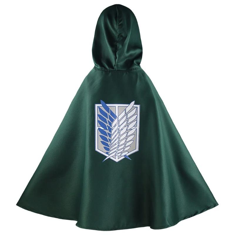 Взрослый Аниме Атака Титанов Косплей Костюмы Зеленый Плащ Shingeki No Kyojin Scouting Legion Аниме Косплей Зеленый Плащ Мужская Одежда