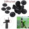 10pcs Useful Water Pump Air Line Airpump Fixed Sucker Tube Holder Suction Cup Clip