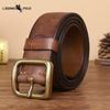 Retro Fashion Trend Belt Men's Genuine Leather Pin Buckle Pure Cowhide Simple Versatile Belt