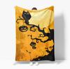 Halloween theme Custom  Print soft Thin Blanket Flannel Decoration Suitable for sofas bedrooms airconditioned rooms  Gifts