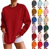 Sweatshirts For Woment Long Sleeve Cute Tops Loose Fit Crewneck Pullover Blouse