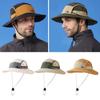 Быстросохнущая панама с широкими полями, альпинистские кепки, летняя шляпа от солнца, для кемпинга, пеших прогулок
