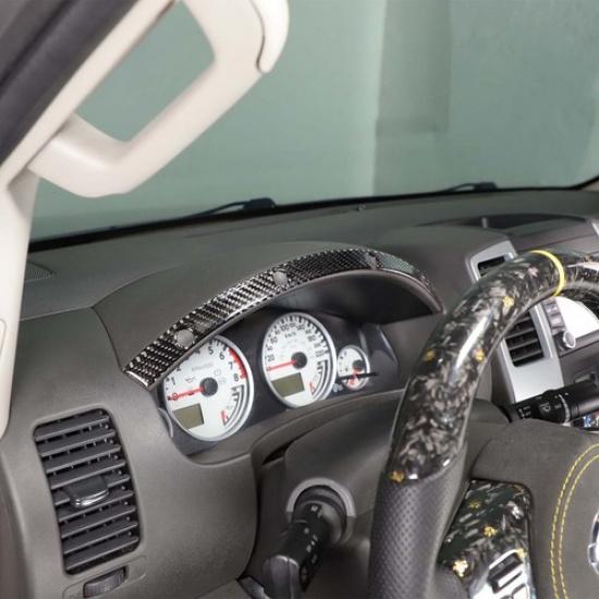 Carbon Fiber Interior Dashboard Trim Cover Sticker For Nissan Frontier 2009-17
