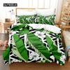 Tropical Green Plant Bedding Set Duvet Cover Set 3d Bedding Digital Printing Bed Linen Queen Size Bedding Set Fashion Design