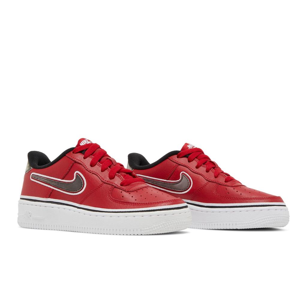 Nike Air Force 1 LV8 Sport Grade School 'Varsity Red' (Unisex) Varsity Red / Black-White Kids' Skateboarding Shoes AR0734 600