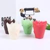 50Pcs Tulip Muffin Flower Shape Cup Disposable Paper Holiday Party Cupcake Liner Kitchen