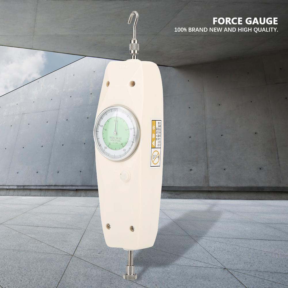 500N аналоговый динамометр измеритель силы тестер толкающий тянущий силоизмерительный прибор