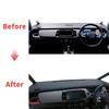 Подходит для Honda Fit Jazz 2020 2025 2025 2025 2025 Коврик на панель приборов Накладка на приборную панель Коврик на панель Защитный коврик от солнца Автоаксессуары