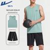 Warrior Men's Ice Silk Mesh Quick-Dry Sleeveless Sport Set