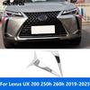 Накладка на фару 'Бровь' для Lexus UX 200 250h 260h -2024 2025 Хромированная полоска на фару Аксессуары для стайлинга автомобиля