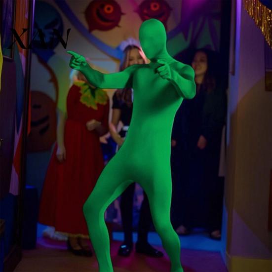 Halloween Cosplay Outfit Unisex Full Body Zentai Suit, Adults Party Solid Color Bodysuit Bodysuit, Men Women Stretchy Spandex Unitard Costume