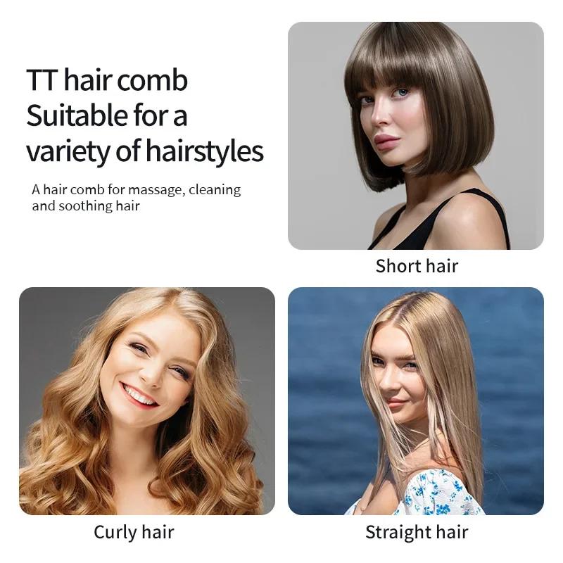 1/3 шт. Волшебная распутывающая расческа для волос Пшеничная солома Массажная расческа для кожи головы Мягкая Антистатическая Щетка для нежного расчесывания Салонная щетка для укладки волос