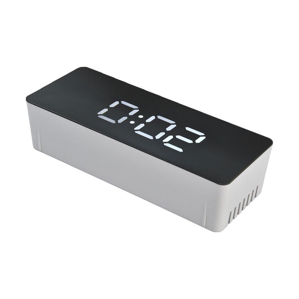 Светодиодные часы Многофункциональные с питанием от USB 3 режима подсветки Время повтора Отображение Цельсия Фаренгейта Цифровой будильник