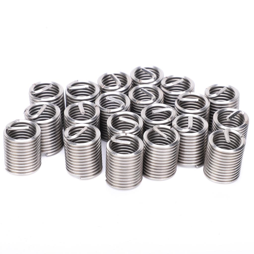 20Pcs Thread Inserts Male Female Reducing Nut Repair Tool Stainless Steel Fastener M14x23D