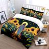 Sunflowers and halo figure. Bedding sets Duvet cover sets Duvet covers Pillowcases(1 * Duvet Cover 2 * Pillowcases without duvet insert)