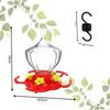 Hummingbird Feeders,Bird Water Feeder Petals Decorated Bird Feeder,Bird Dispenser,Garden