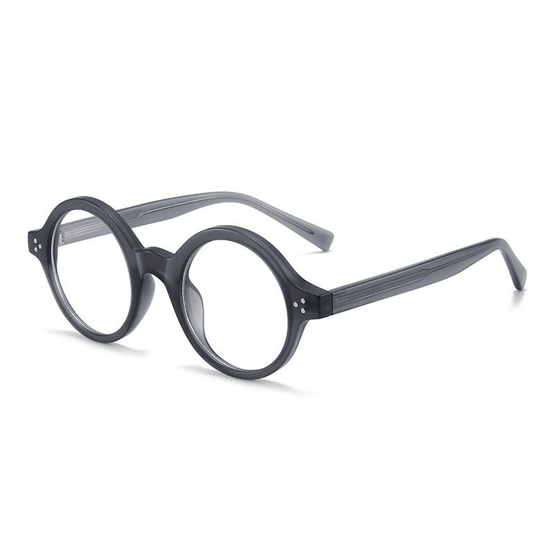 TR90 Anti Blue Rays Round Prescription Glasses For Man Nearsighted Leopard Glasses Frame Prescription Spectacles 0 -0.5 To -6.0