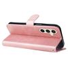 For Samsung Galaxy S24 FE Case PU Leather Stand Phone Cover with Zipper Pocket