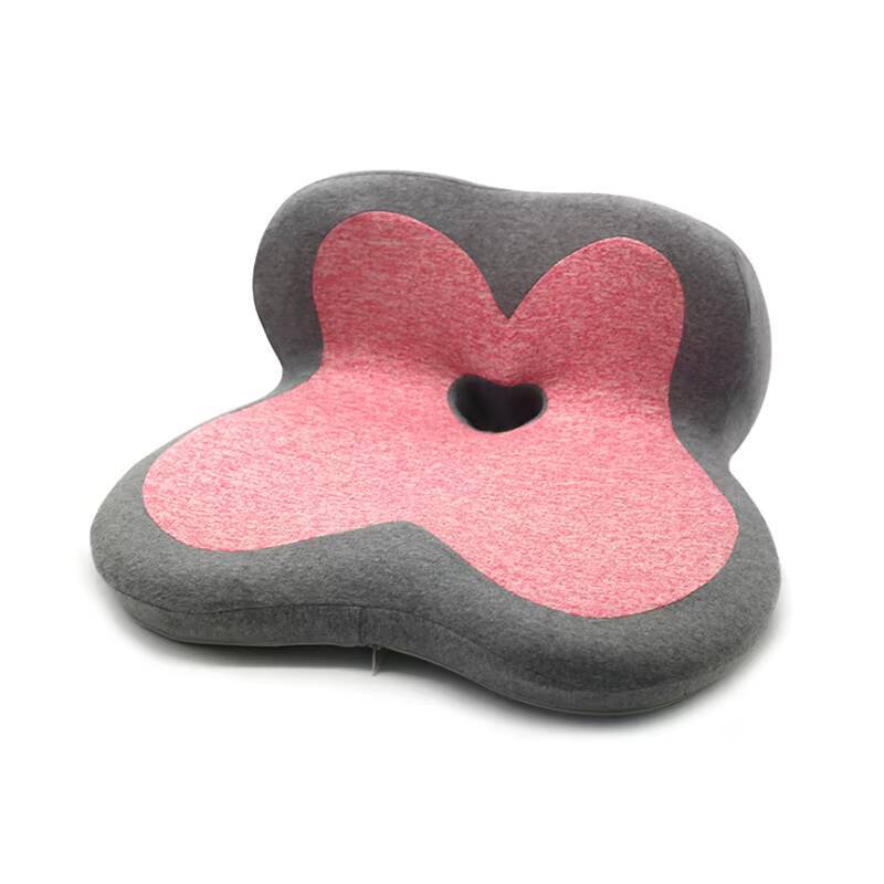 Office Pillow Petal Type Lumbar Rest Memory Foam Seat Cushion Ergonomic Memory Cotton Office Cushion Hemorrhoid Chair Artifact