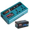 ONEVAN 300 Вт Инвертор питания DC 18V-21V в AC 220V Инвертор для литиевой батареи с двойным USB-портом для аккумулятора Makita 18V