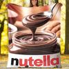 Nutella Theme Printed Blanket,Perfect for Couch, Bed, Travel & Outdoor Use | Machine Washable, Cozy & Durable.