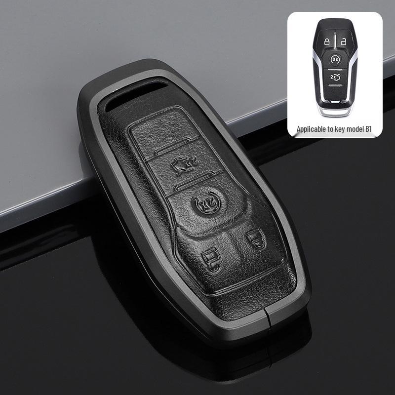 Metal Protective Key Shell for 2015-2017 Ford Mustang - Unisex Design