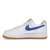 Nike Air Force 1 Low Цвет месяца — белые королевские синие кроссовки унисекс Varsity-Royal Gum-Yellow DJ3911-101