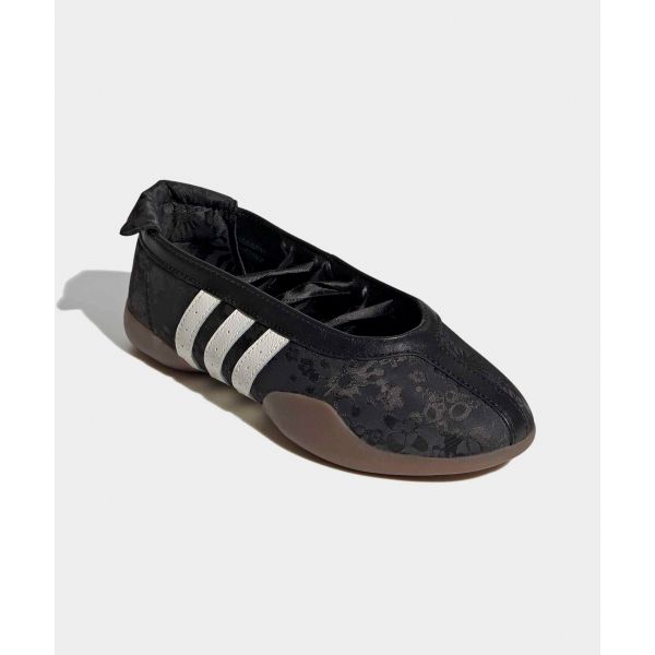 adidas Тхэквондо Мэй Балет Черно-белая Резина Женские Кроссовки Core-Black Off-White Gum5 IH6916