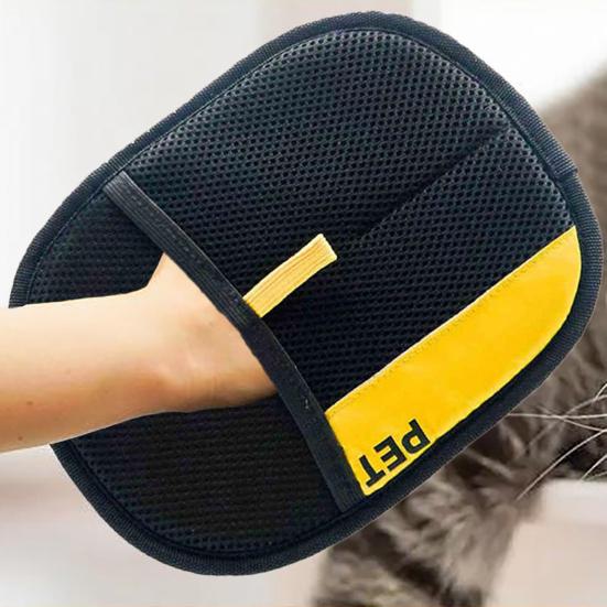 Электростатическая перчатка для удаления шерсти домашних животных, двухсторонние перчатки для ухода за кошками и собаками, многоразовая перчатка для удаления шерсти с дивана, мебели, ковров, автомобильных сидений