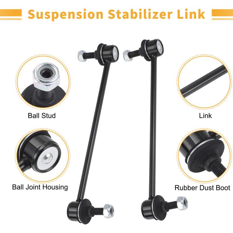 UXCELL 2pcs Front Sway Bar Links Stabilizer Link for Ford Fiesta EcoSport No.1745924