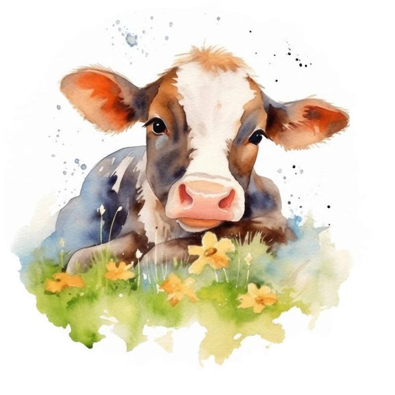T773 # красочная наклейка на стену с изображением коровы, фон для детской комнаты, украшение для дома, фреска, обои для гостиной, забавная наклейка