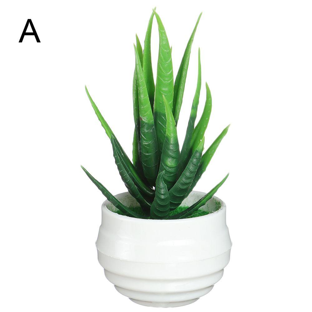 Поддельные цветы, имитация дерева, горшечные растения, офисный стол, украшения в горшках, искусственные растения алоэ, бонсай