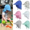 Breathable Cotton Casual Cartoon Kids Beach Hat Outdoor Sunscreen Children Sun Hats Swimming Cap