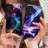Блестящее Звездное Небо для Samsung Galaxy S10 4G S20 11E 30 S21 21Fe 22 S24 Pro S23 Ultra 5G S8 S9 Чехол для телефона из закаленного стекла