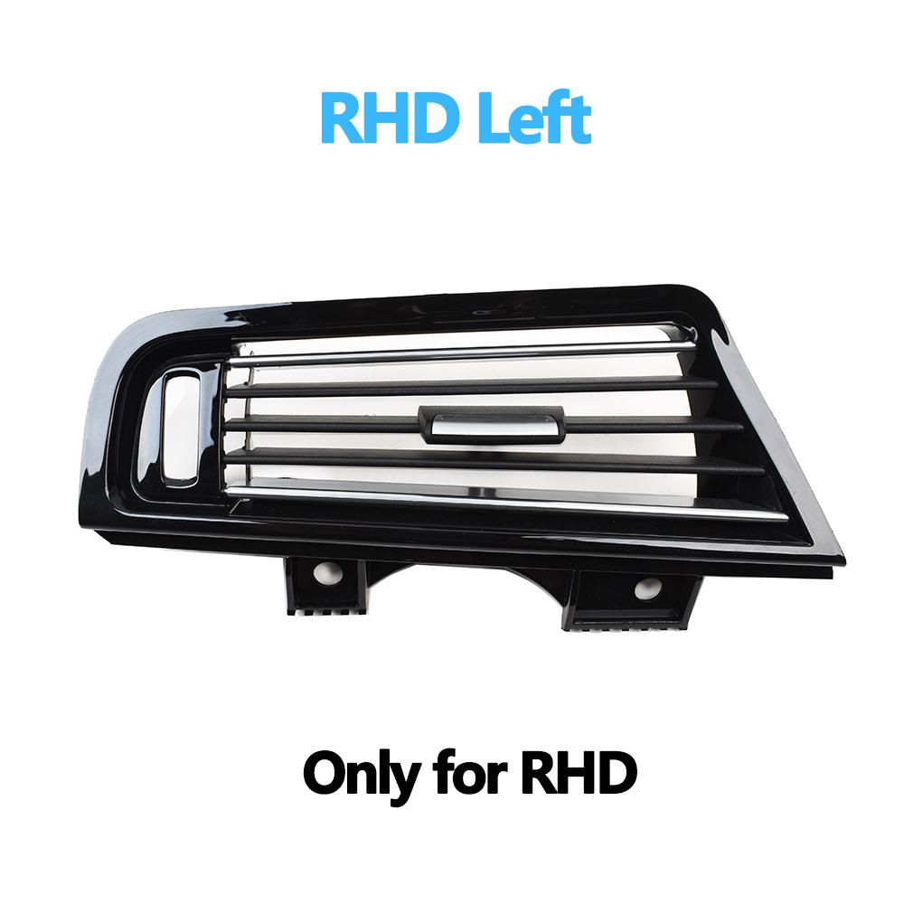 LHD RHD Piano Black Front Air Vents AC Outlet Panel Chrome For BMW 5 Series F10 F11 F18 520i 523i 525i 528i