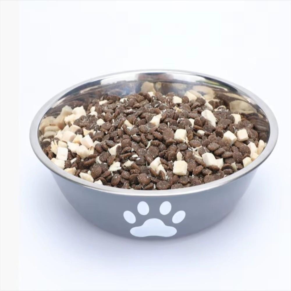 Anti-slip Cat Bowl Stainless Steel Dog Water Bowl New Dog Bowl Suitable for Puppies