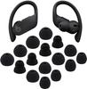 ALXCD Replacement Ear Tips Silicone Earphone Bud Set Compatible with Powerbeats Pro 8 Pairs 4 Sizes Soft Silicone Earphone Tips Compatible with