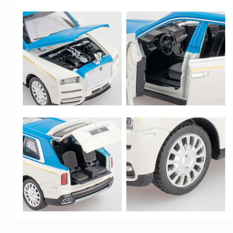 1:32 Scale Diecast Cullinan Model Cars, Zinc Alloy Pull Back Vehicles Diecast Car Model with Light & Sound for Kids Boy Girl Gift