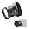 Freewell Telephoto Lens for Fuji X100VI and Enhanced Zoom and Lightweight Design 1.5x X100V, (Black)