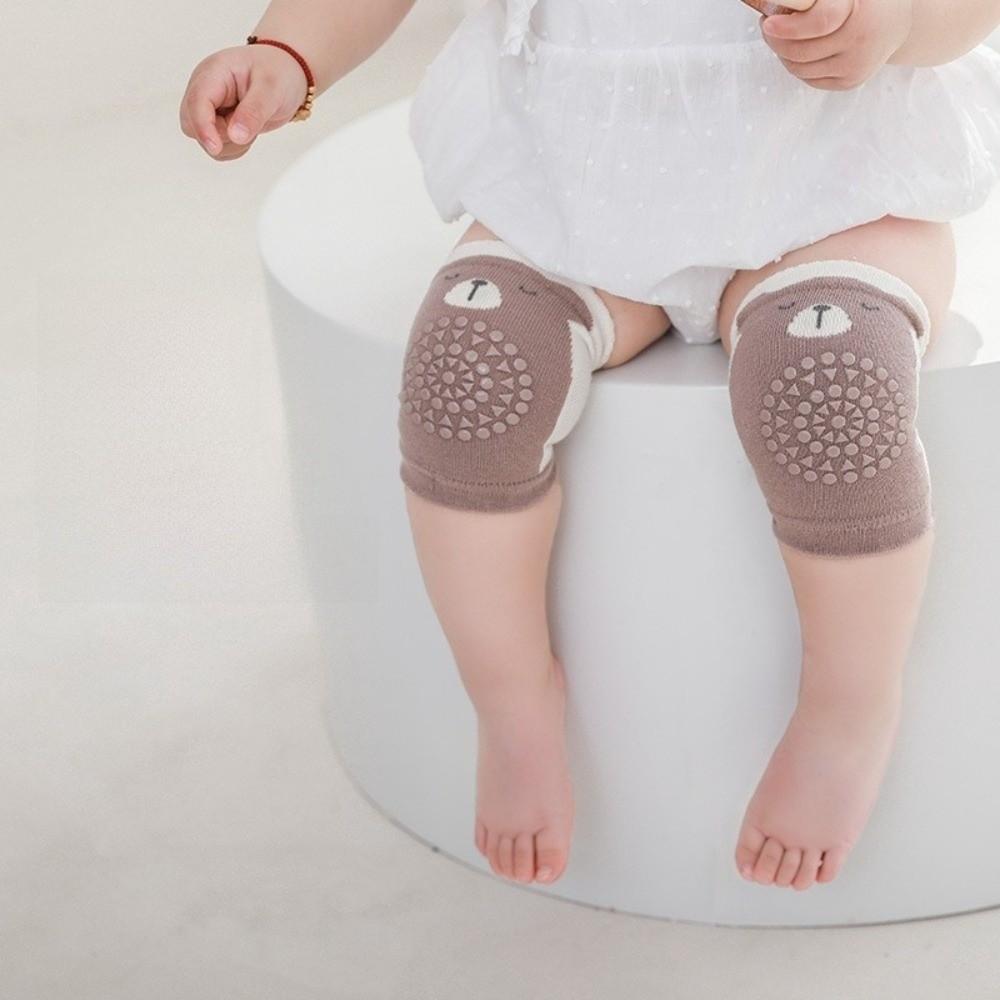 Summer Thin Baby Knee Pads Soft Knit Cotton Crawling Protector Infant Knee Protector For Toddler