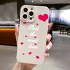 Мягкий силиконовый чехол для телефона Graffiti Black Devil Love Heart для iPhone 16 15 14 13 12 11 Pro Max 7 8 15 Plus X XR XS SE 2020
