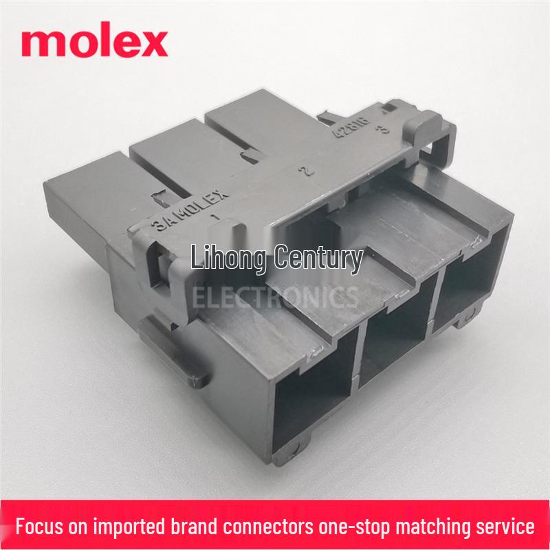 Корпус Molex Mini-Fit Sr 3P, шаг 10,00 мм, 42816-0312