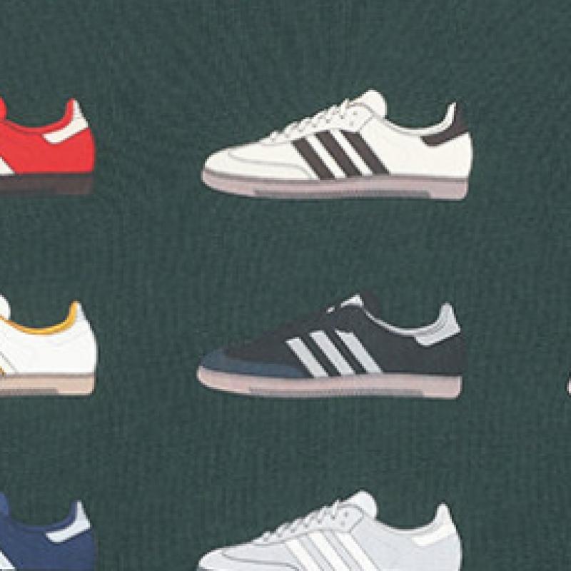 Adidas Футболка с коротким рукавом, спортивная футболка Samba Shoes