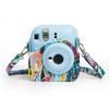 Art Painting Protective Cover Bright Color Case Storage Bag with Adjustable Strap Instant Camera
