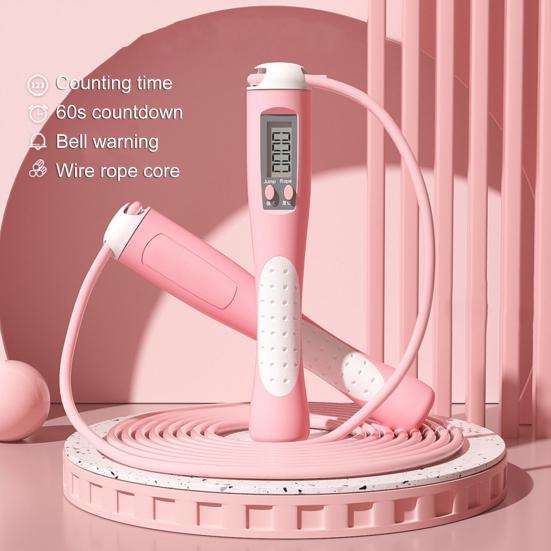 Регулируемая противоскользящая скакалка из ПВХ, портативная умная тренировочная скакалка для ежедневного использования