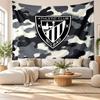 Athletic Bilbao Football Wall Tapestry, Soft Fabric Wall Hanging, Decorative Backdrop For Bedroom Home Wall Art