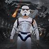 Детский костюм на Хэллоуин Звездные Войны комбинезон Дарт Вейдер белый солдат мускулистый костюм