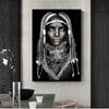 Black and White African Women Man Living Room Canvas Painting Wall Pictures Quadro Cuadros Wall Art Portrait Home Decoration