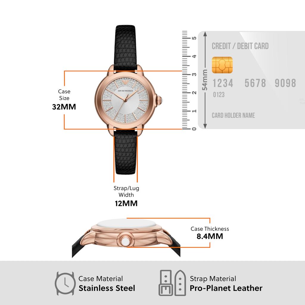 Часы AR11631 Black [Emporio Armani] Женские