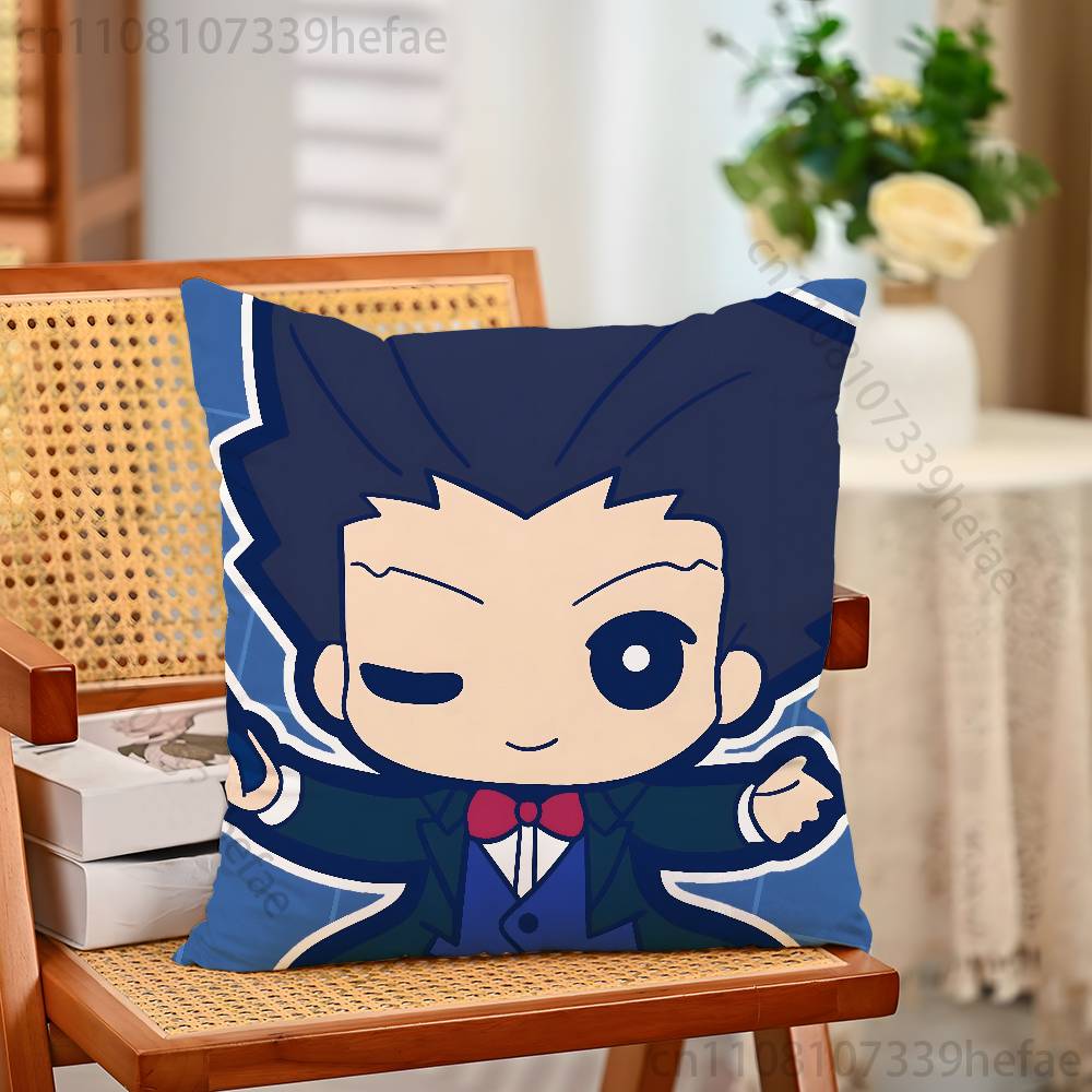 Игровой Чехол на Подушку AAce AAttorney Плюшевые Наволочки Домашний Декор Чехол на Подушку для Дивана Кровати Стула Гостиной